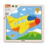 купить Головоломка Viga 51447 9-Piece-Puzzle Plane в Кишинёве 