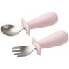 cumpără Seturi pentru hrănire bebelușilor BabyOno 1665/02 Lingura si furculita din otel inoxidabil Pink în Chișinău 
