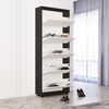 купить Полка для обуви Mobildor-Lux Leo 80x27x203H cm Anthracite/White в Кишинёве 