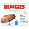 Влажные салфетки Huggies Pure Extra Care, 3 x 56 шт