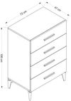 купить Комод Trendy Kale-8857, 72x106x47cm (GTR003934) в Кишинёве 
