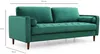 cumpără Canapea Trendy Roma-Verde, 90x70x215cm (3 locuri) în Chișinău 