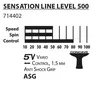 Paleta tenis de masa  Donic Sensation 500 / 714402, 1.5 mm(3206) 