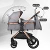 cumpără Сărucior pentru copii Coccolle Melora Moonlit Grey, 3in1 cu landou transformabil în Chișinău 