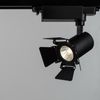 купить Освещение для помещений LED Market Track Spot Light COB 20W, 4000K, M:32M, 60*h90mm, Black в Кишинёве 