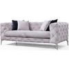 cumpără Canapea Trendy Como Gri deschis, 90x73x197cm (2 locuri) în Chișinău 