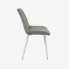 купить Комплект стол и стулья Evelin di Costacurta стол DT-531R Wh + 4 стула YTC-055Wh blu-13 (Light grey) в Кишинёве 