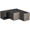 cumpără Comodă TV Trendy Compact, antracit, moka deschis 90x32x92cm în Chișinău 