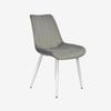 купить Комплект стол и стулья Evelin di Costacurta стол DT-531R Wh + 4 стула YTC-055Wh blu-13 (Light grey) в Кишинёве 