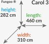 купить Детская площадка Fungoo CAROL-3 grey&white painted в Кишинёве 