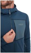 купить Одежда для спорта Rab Jacheta barbati Superflux Hoody Tempest Blue XL (QFG-13-TMB-XLG) в Кишинёве 