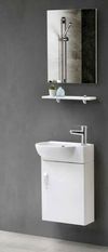 cumpără Oglindă baie Orka Oglinda Pera 45cm (white) (13019) în Chișinău 