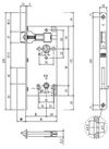 Broasca WC AGB Patent Grande + contraplaca auriu lucios