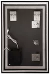 купить Зеркало для ванной Uniplast LM-111.6080 LED 6000K (dreptunghiulara cu janta) 60x80 cm в Кишинёве 