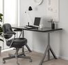купить Офисный стол Ikea Idasen 120x70 (Negru/Gri Inchis) в Кишинёве 