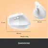 cumpără Mouse Logitech Lift Vertical Ergonomic, White în Chișinău 