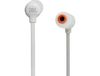 cumpără JBL Tune T110BT White Bluetooth Wireless In-Ear Headphones, 20Hz-20kHz, 16 Ohms, 96dB, Microphone, Remote, BT4.0, 120 mAh Lithium-Ion Polymer up to 6 hours, JBLT110BTWHT (casti cu microfon fara fir JBL / беспроводные наушники с микрофоном JBL) în Chișinău 