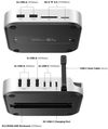 купить Переходник для IT Ugreen 65487 Docking Station 11in1 Mac mini M4, CM841, Gray в Кишинёве 