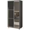 cumpără Dulap my-STYLE C10H2T04BM02-U23, 100x220, антрацит în Chișinău 