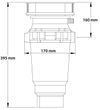 cumpără Tocător resturi alimentare McAlpine 70098 Perfect Grind 1.07 L WDU-4ASEU-CARB în Chișinău 