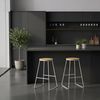 купить Барный стул Jumi FCM-598478 Scaun de bar din lemn, Oak Artisan/Alb в Кишинёве 