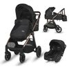 cumpără Сărucior pentru copii Coccolle Hapi Soley H2003 Carucior 3/1, Jet Black în Chișinău 