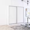 купить Шкаф Mobildor-Lux Fox uși glisante din PAL (190x60x200H cm) Alb в Кишинёве 
