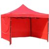 купить Навес Holland 18995 Cort pavilion 3x3x2.2m, 3 pereti, 3 nivele inaltime, albastru в Кишинёве 