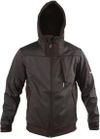 cumpără Îmbrăcăminte de lucru Profmet 365601 Jachetă, M, cu glugă, cu membrană TPU 300gsm, 100% poliester(softshell), negru în Chișinău 