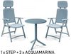 купить Комплект садовой мебели стол Nardi STEP + 2 кресла ACQUAMARINA в Кишинёве 