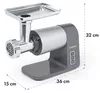 купить Мясорубка электрическая Klarstein Mett Max 10034244 Silver/Grey в Кишинёве 