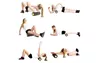 Rol yoga / pilates cu protector 33x11cm 124-9 (4278) 