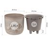 cumpără Ghiveci pentru flori Idea М3264 Mikrit D150mm 1L cu insertie în Chișinău 