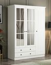 cumpără Dulap Trendy Kale 3 Mebran Kapak 210-Alb, 135x210x52cm în Chișinău 