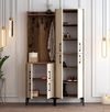 купить Мебель для прихожей Trendy Berlin BA, Nuc, Crem 120x200x35cm (GTR001359) в Кишинёве 