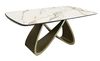 cumpără Masă Deco Rino 180/260x100xH76 White (KL-188) + Black Legs în Chișinău 