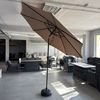 cumpără Umbrelă de gradină Hydro S 0431110, pe picior, Maro în Chișinău 