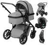 купить Детская коляска Kikka Boo Darling Light Grey 2024, transformabil 3in1 (3800171209717) в Кишинёве 