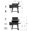 купить Коптильня для мяса Pit Boss Afumatoare 850 Pro Series Wifi Pellet (10831) в Кишинёве 