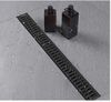 купить Душевой трап Gappo G 88007- 36 Inox 70x800 Negru в Кишинёве 