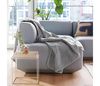 cumpără Cuvertură Ibena 1111/800 Jacquard Decke Nazca 150x200 Grey în Chișinău 