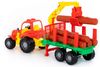 cumpără Mașină Полесье 44815 Jucarie tractor Krepis cu lemne B 2fel în Chișinău 