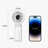 cumpără Ventilator portativ JisuLife Life7, 2.5-13h, 3600mAh, 5 viteze, Roz (KF2331326) în Chișinău 