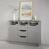 купить Комод MebelStar 1200 LILU 121x40x89 Grey (MBS-1335) в Кишинёве 