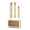 купить Мебель для прихожей Trendy Chester Alb, Stejar, 90x180x36cm (GTR001330) в Кишинёве 