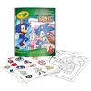 купить Набор для творчества Crayola 04-0898G Color&Sticker Book Sonic в Кишинёве 