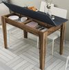 cumpără Masă Trendy Kiev 504-Nuc, Antracit 110x75x72cm în Chișinău 