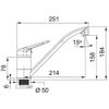 cumpără Chiuvetă bucătărie cu bateria Franke 114.0660.155 MRG 610-54 + Novara Plus Alb în Chișinău 