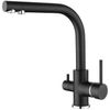 купить Смеситель кухонный Helika-AquaSanita 2663L-601 AKVADUO LONG Black metallic в Кишинёве 