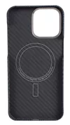 cumpără Husă pentru smartphone Vanta Carbon Ring Weaving M Magsafe for iPhone 16 Pro, M-Blue în Chișinău 